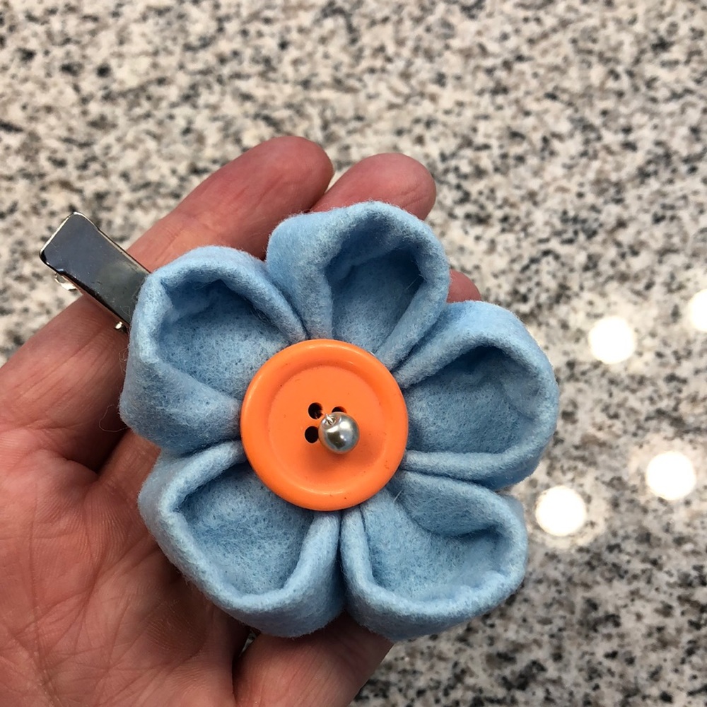 Adorable handmade hair clip
